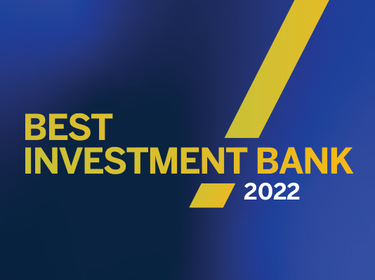Standard Bank awarded Best Investment Bank 2022 in Mauritius by Global Finance 